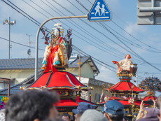 八代妙見祭：傘鉾